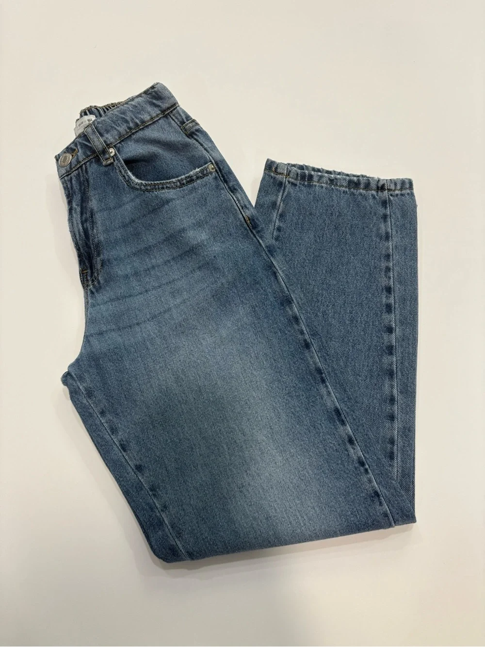 Zara Boys Light Blue Classic Baggy Fit Denim Jeans